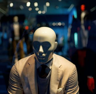 mannequin in a suit